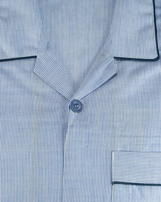 Mens Wedding Nightwear - Striped Design Nightdress By Hy-Brow Plus High Classic