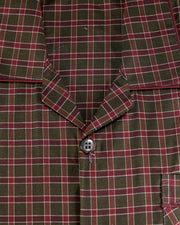 Mens Wedding Nightdress - Checkered Design Nightwear By Hy-Brow Plus High Classic
