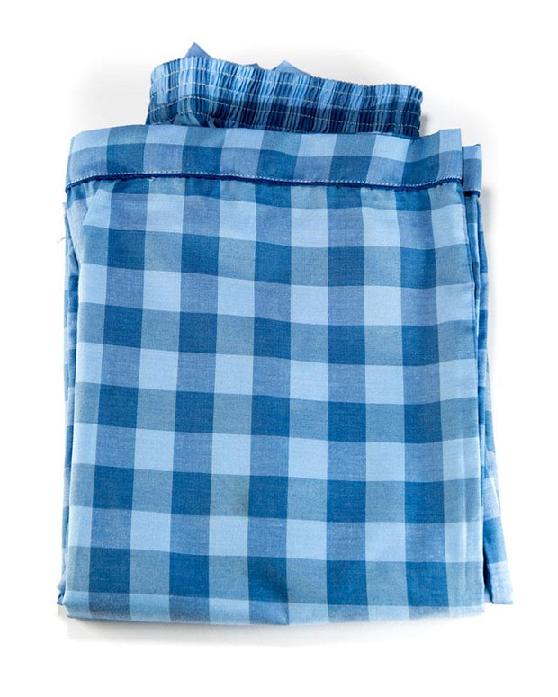 Mens Wedding Nightdress - Checkered Design Nightwear By Hy-Brow Plus High Classic