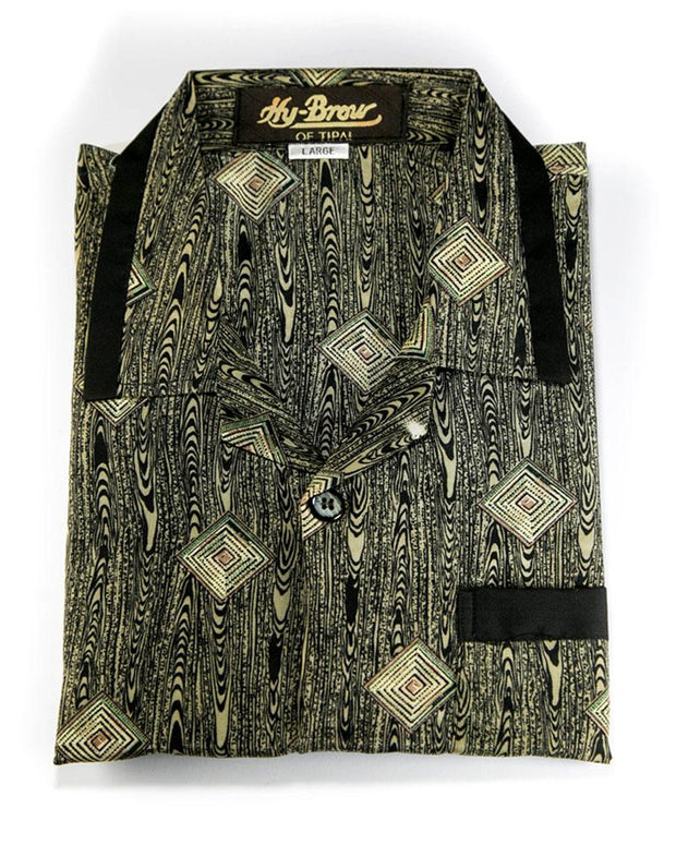 Hy-Brow Plus High Classic Nightdress For Men - Printed Design Nightwear