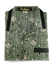 Hy-Brow Plus High Classic Nightdress For Men - Printed Design Nightwear