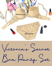 Victoria's Secret - Pushup Soft Padded Bra Panty Set - Plain Bra