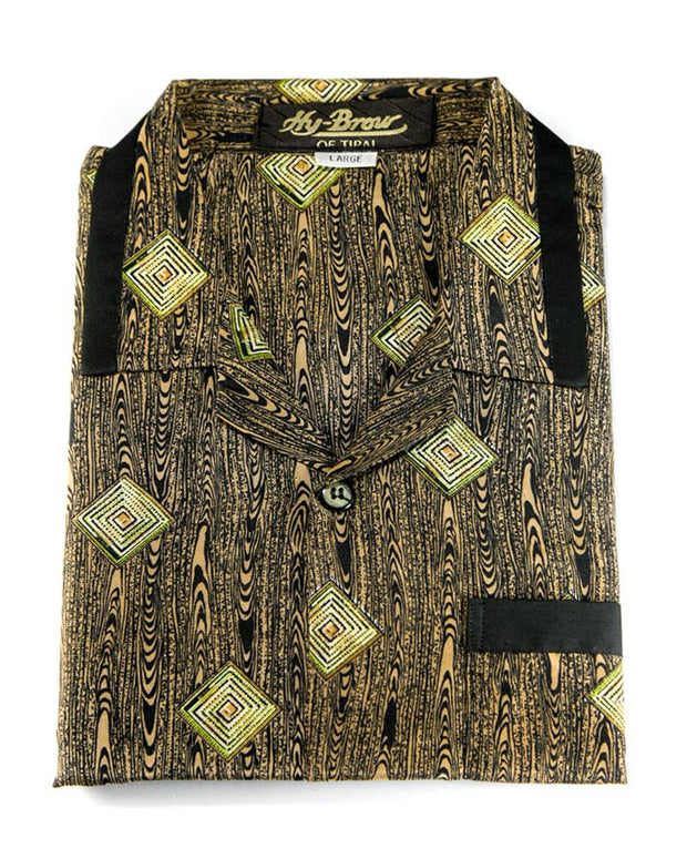 Hy-Brow Plus High Classic Nightdress For Men - Printed Design Nightwear