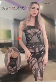 Hkmeair Khushi Print Sexy Net Bodystocking No H8271