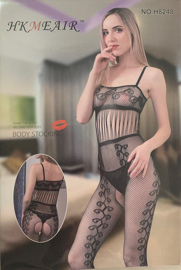 Hkmeair Khushi Print Sexy Net Bodystocking No H8248