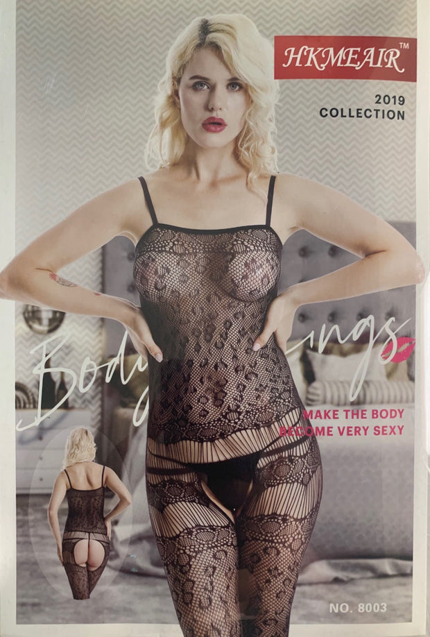 Hkmeair Khushi Print Sexy Net Bodystocking No 8003