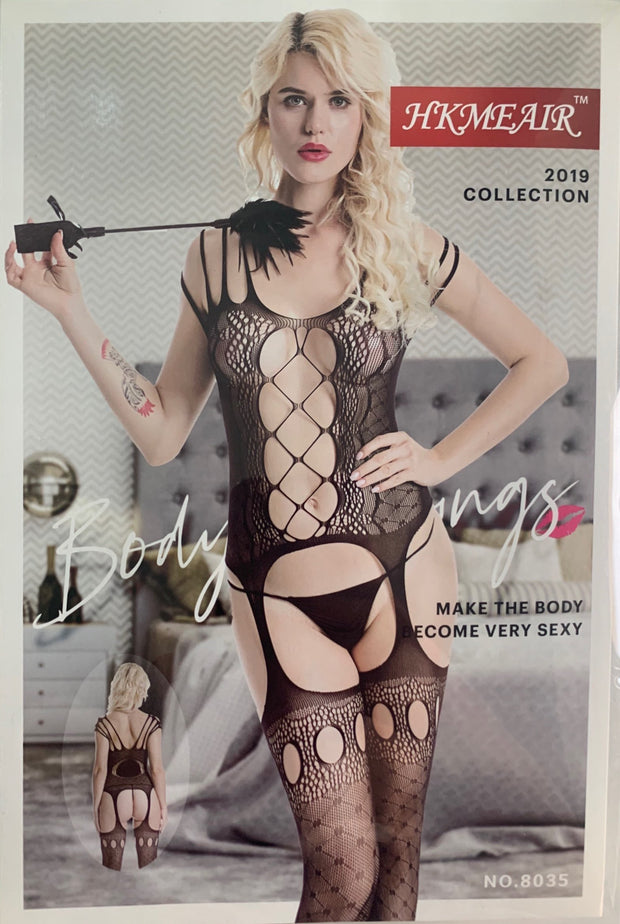 Hkmeair Khushi Print Sexy Net Bodystocking No 8035