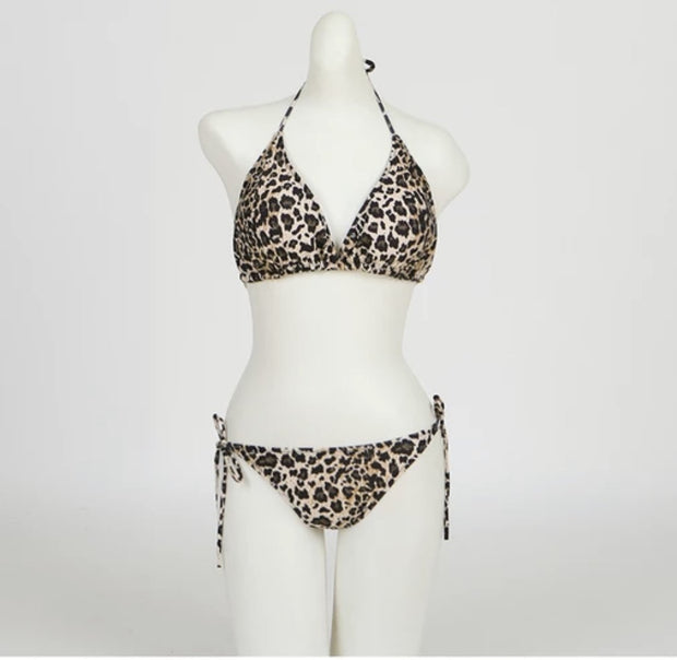 Leopard Print Bikini  - Silk Bikini & Swimsuit