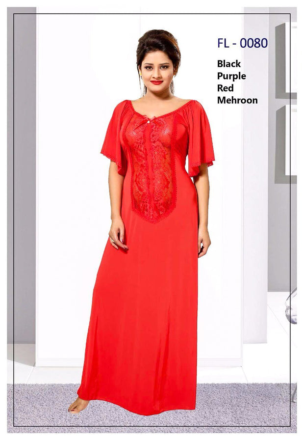 Stylish FL-0080 - Flourish Exclusive Bridal Nighty Set Collection