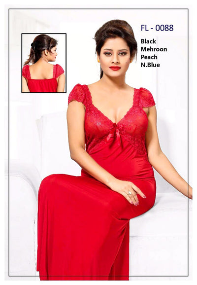 Stylish FL-0088 - Flourish Exclusive Bridal Nighty Set Collection