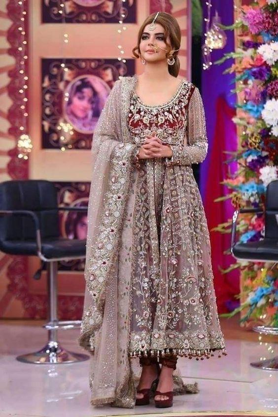 Kashee s Net Dresses Embroidered Net Dupatta Replica Unstitched Online Shopping in Pakistan Online Shopping in Pakistan NIGHTYnight