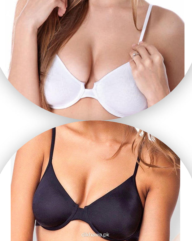 Pack Of 2 Bridal Bra - Non Padded - Under Wired Bra By Kelitha