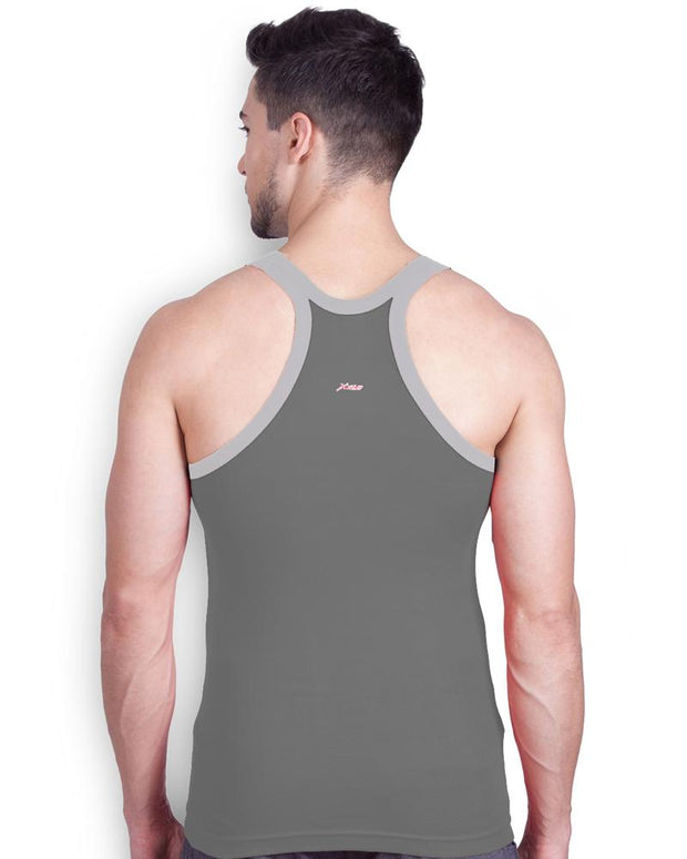 LUX - GenX Gym Vest - 5501 - Mens Sleeveless Gym Vest - Dark Grey