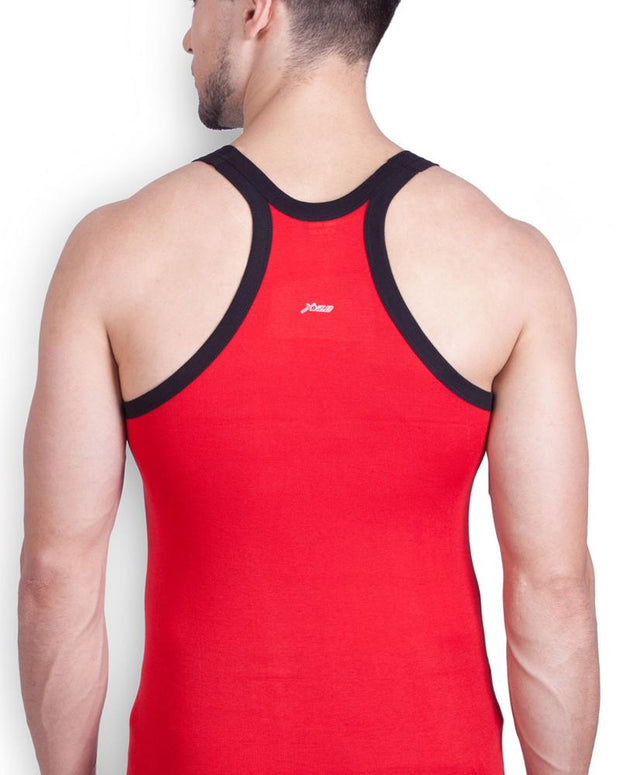 LUX - GenX Gym Vest - 5501 - Mens Sleeveless Gym Vest - Red