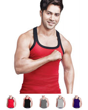 LUX - GenX Gym Vest - 5501 - Mens Sleeveless Gym Vest - Red