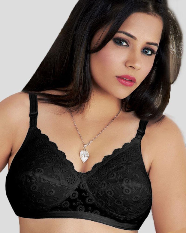 Model Non Padded Bra - Tulip - Black