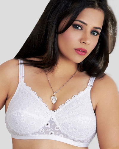 Model Non Padded Bra - Tulip - White