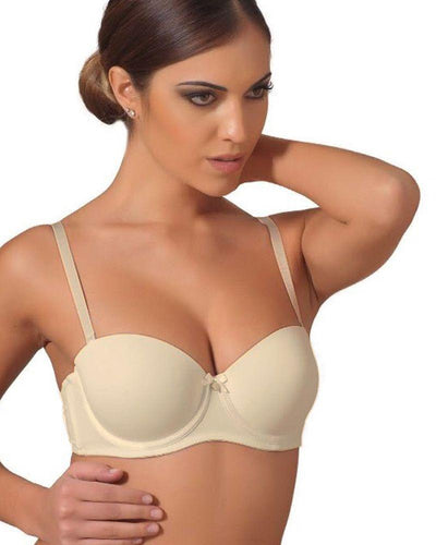 Pushup Bridal Bra - Skin - Single Padded Underwired Bra