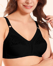 Nancy Bra - Flourish Bra - Net Soft Cotton Bra - Non Padded Non Wired Bra