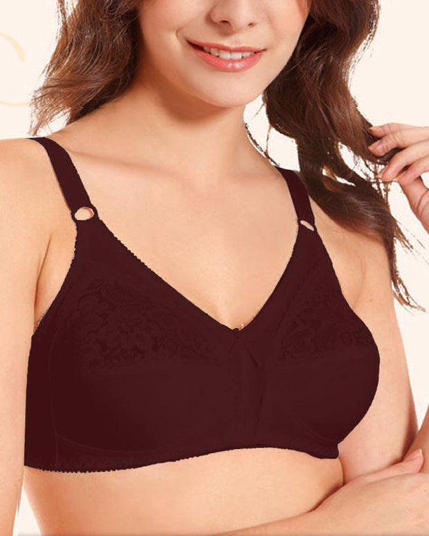 Nancy Bra - Flourish Bra - Net Soft Cotton Bra - Non Padded Non Wired Bra