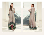 Maria B Chiffon Dresses - Embroidered Net Dupatta - Replica - Unstitched