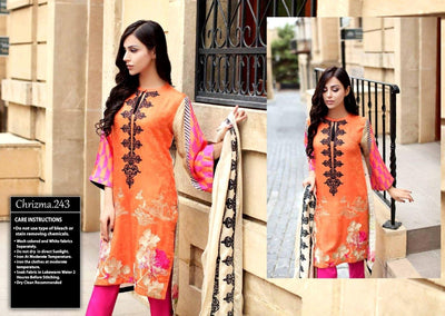 Charizma Khaddar Dresses - Embroidered Wool Shawl Dupatta - Replica - Unstitched