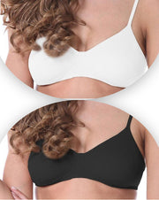 Pack Of 2 Bridal Bra - Non Padded - Non Wired Bra By Kelitha