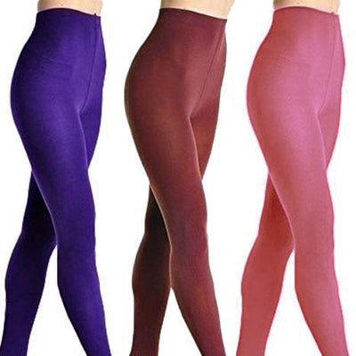Pack of 3 Sexy Stretchable Tights & Leggings - Fashion Tights Full Legging
