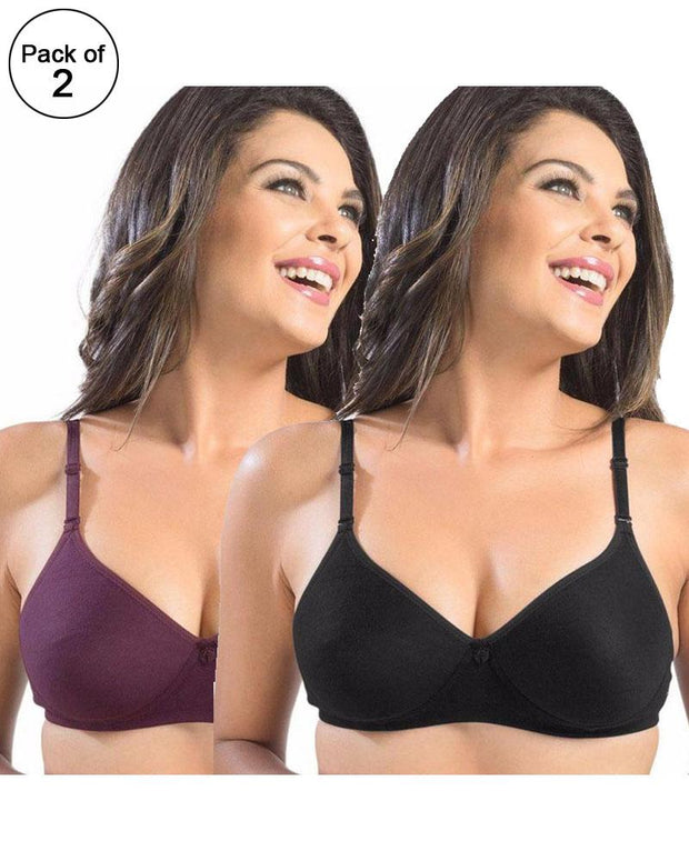 Pack of 2 - Sonari Catwalk Bra - Non Padded Non Wired - Imported Bra - Random Colors