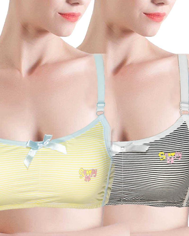 Pack of 2 -  Comforts Cotton Bra for Women