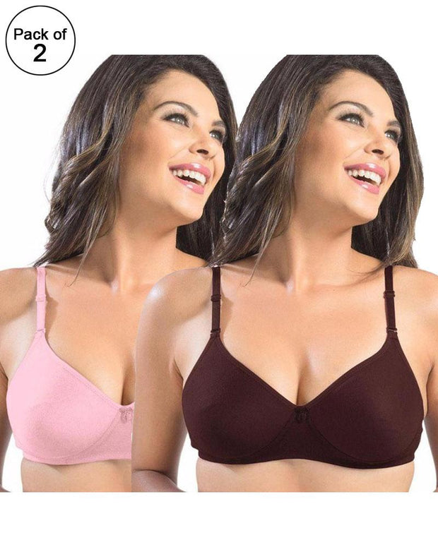 Pack of 2 - Sonari Catwalk Bra - Non Padded Non Wired - Imported Bra - Random Colors