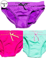 Pack of 3 Girl Kid's Cotton Panty