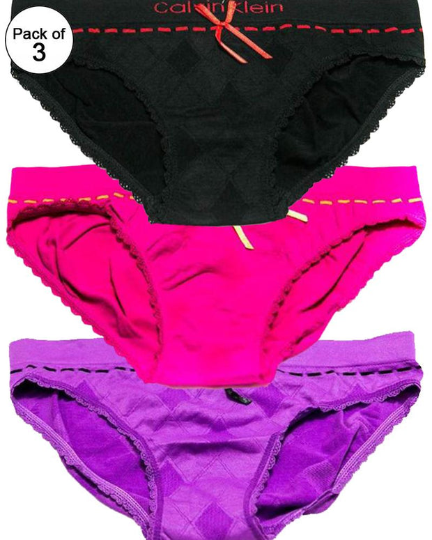 Pack of 3 Girl Kid's Cotton Panty