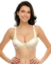 Sexy Yellow Bridal Bra - Single Padded,Under Wired - Paofa