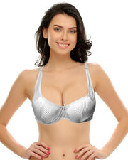 Sexy White Bridal Bra - Single Padded,Under Wired - Paofa