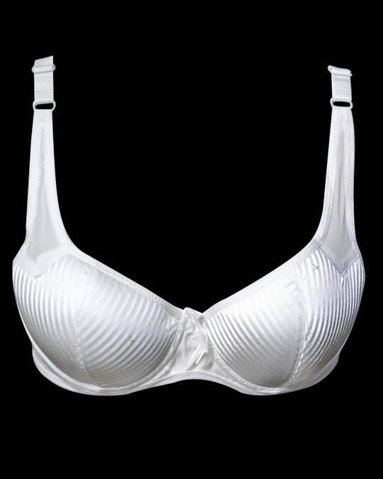 Sexy White Bridal Bra - Single Padded,Under Wired - Paofa