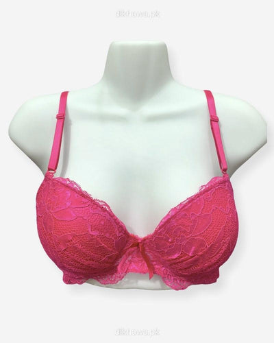 New Stylish Imported Stocklot Branded  Net Pushup Bra - Underwired Bra- Padded Bra - Pack of 2