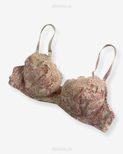 Imported Stocklot Branded  Net Pushup Bra - Underwired Bra  Non Padded Bra - Pack of 2