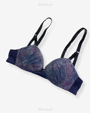 Imported Stocklot Branded  Net Pushup Bra - Underwired Bra  Non Padded Bra - Pack of 2