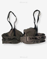 Imported Stocklot Branded  Net Pushup Bra - Underwired Bra  Non Padded Bra - Pack of 2