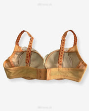 Imported Stocklot Branded  Net Pushup Bra - Underwired Bra  Non Padded Bra - Pack of 2