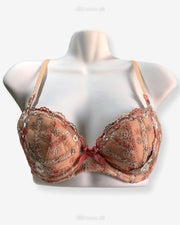 Imported Stocklot Branded  Net Pushup Bra - Underwired Bra  Non Padded Bra - Pack of 2