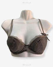 Imported Stocklot Branded  Net Pushup Bra - Underwired Bra  Non Padded Bra - Pack of 2