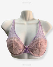 Imported Stocklot Branded  Net Pushup Bra - Underwired Bra  Non Padded Bra - Pack of 2