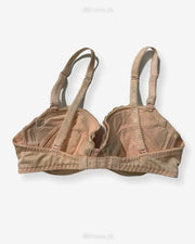 Imported Stocklot Branded  Net Pushup Bra - Underwired Bra  Non Padded Bra - Pack of 2