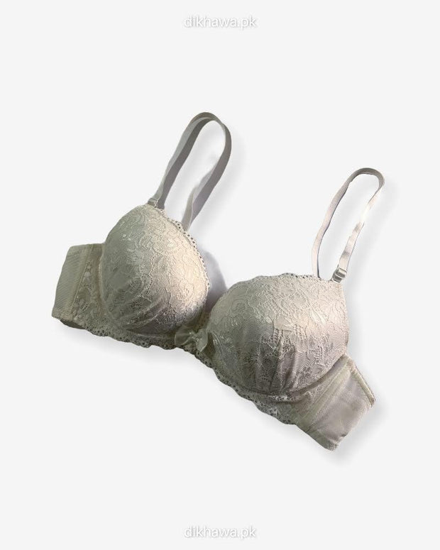 Imported Stocklot Branded  Net Pushup Bra - Underwired Bra  -Padded Bra - Pack of 2