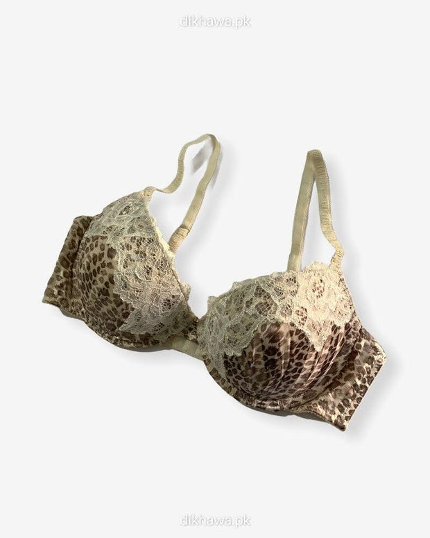 Imported Stocklot Branded  Net Pushup Bra - Underwired Bra  -Padded Bra - Pack of 2