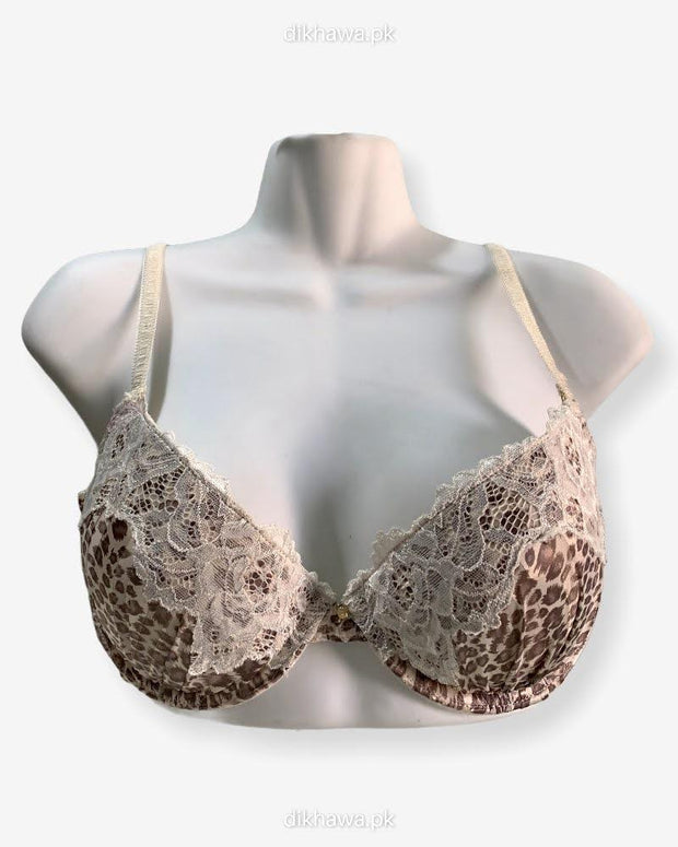 Imported Stocklot Branded  Net Pushup Bra - Underwired Bra  -Padded Bra - Pack of 2