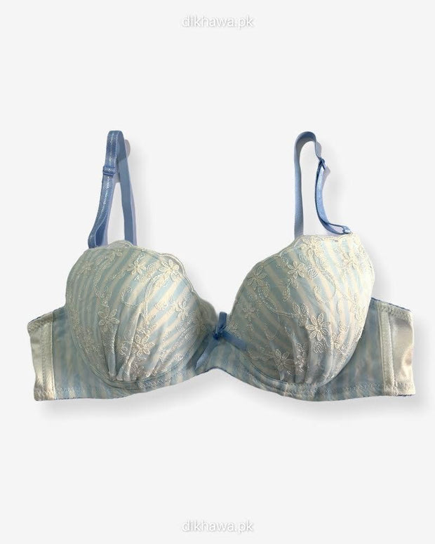 Imported Stocklot Branded  Net Pushup Bra - Underwired Bra  -Padded Bra - Pack of 2