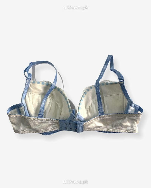 Imported Stocklot Branded  Net Pushup Bra - Underwired Bra  -Padded Bra - Pack of 2